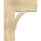Ekena Millwork Thorton Block Rough Sawn Bracket w/ Offset Brace, Douglas Fir, 8"W x 18"D x 22"H BKT0806X18X22THR05RDF - alternate 3